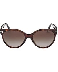 Tom Ford - Round-Frame Sunglasses - Lyst