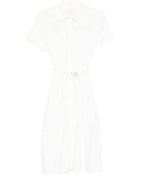 Liu Jo - Midi-Jurk Met Ceintuur - Lyst