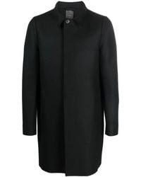 SAPIO - Single-Breasted Cotton-Wool Coat - Lyst