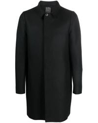 SAPIO - Single-Breasted Cotton-Wool Coat - Lyst