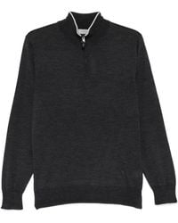Canali - Zip-Fastening Sweater - Lyst