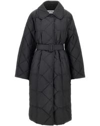 Ienki Ienki - Ennio Quilted Belted Coat - Lyst