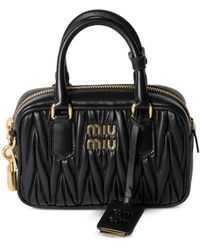 Miu Miu - Arcadie Matelassé Nappa Leather Bag - Lyst