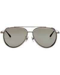 Linda Farrow - Cortes Pilot-Frame Sunglasses - Lyst