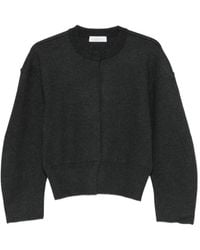 Amomento - Cardigan À Épaules Tombantes Et Fermeture Dissimulée - Lyst