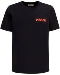 Marni - T-Shirt With Logo - Lyst