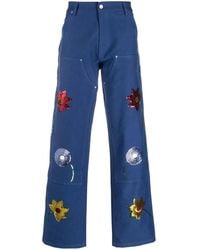 Sky High Farm - Broek Verfraaid Met Pailletten - Lyst