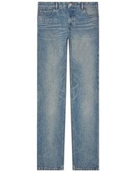 Courreges - Low-Rise Straight-Leg Jeans - Lyst