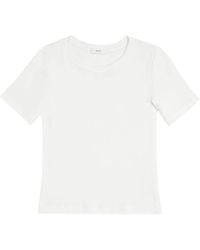 A.L.C. - Paloma Ribbed Cotton T-Shirt - Lyst