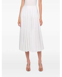 Norma Kamali - Draped Midi Skirt - Lyst