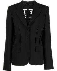 Dion Lee - Darted Filter Single-breasted Blazer - Lyst