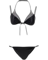 ALLIS BEACHWEAR - Ella Tulle Triangle Bikini - Lyst