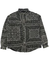 Purple Brand - Bandana-Print Faded Cotton Shirt - Lyst