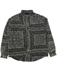 Purple Brand - Camisa con motivo de bandana - Lyst