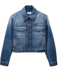 Versace - Denim Blouson - Lyst