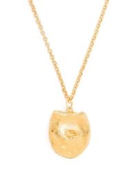 Alighieri - Hammered-Pendant-Plated Necklace - Lyst