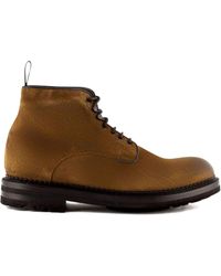 Green George - Lace-Up Round-Toe Boots - Lyst