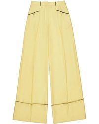Bally - Zijden Pantalon - Lyst