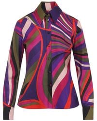 PUCCI - Silk Shirt - Lyst