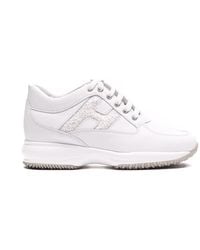 Hogan - Logo Round-Toe Sneakers - Lyst