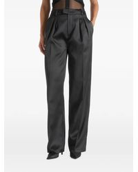 Manière De Voir - Pantalon Julie En Satin À Plis - Lyst