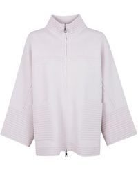 D.exterior - Gerippter Mantel mit Reißverschluss - Lyst