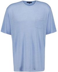 Frescobol Carioca - T-Shirt Girocollo Con Tasca Applicata - Lyst