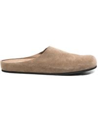 Common Projects - Suede clogs - Lyst
