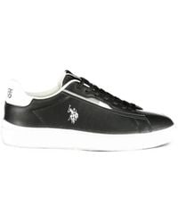 U.S. POLO ASSN. - Logo-Embroidered Low-Top Sneakers - Lyst