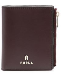 Furla - Small Camelia Zipped Leather Wallet - Lyst