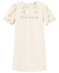 Twinset - Mini Embroidered Dress - Lyst