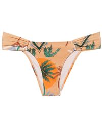 Raquel Diniz - Slip bikini con stampa Palm Tree - Lyst