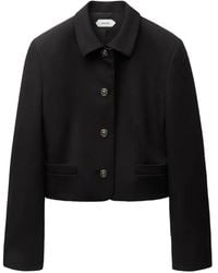 Versace - Medusa-Button Cropped Jacket - Lyst