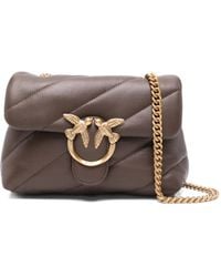 Pinko - Borsa A Spalla Love Con Placca Logo - Lyst