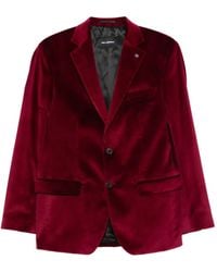 Karl Lagerfeld - Jacke aus Samt mit zwei Knöpfen - Lyst