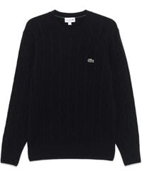 Lacoste - ケーブルニット セーター - Lyst