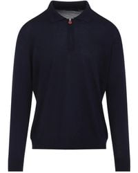Kiton - Poloshirt mit Reißverschluss - Lyst