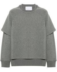 Neil Barrett - Layered Jersey Sweatshirt - Lyst