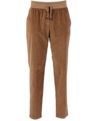 Lorena Antoniazzi - Corduroy-Texture Trousers - Lyst
