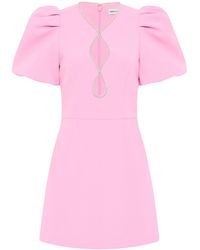 Rebecca Vallance - Karina Crystal-Embellished Mini Dress - Lyst
