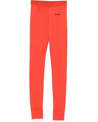 Jil Sander - Logo-Detail Elastic-Waist Trousers - Lyst