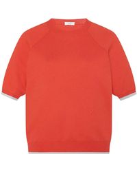 Rosetta Getty - Top Con Lavorazione A Maglia X Getty - Lyst