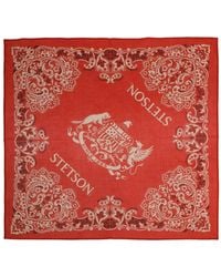 Stetson - Paisley-Print Cotton Scarf - Lyst