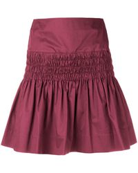 Étoile Isabel Marant 'Oliko' Minirock - Rot