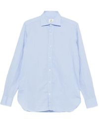 Luigi Borrelli Napoli - Chemise Rio À Col Italien - Lyst