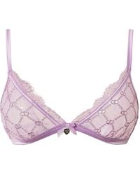 Twinset - Chain-Lace Triangle Bra - Lyst