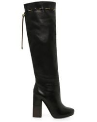 Lanvin - Bottes À Lien De Resserrage - Lyst