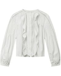 Isabel Marant - Cubraly Ruffled Shirt - Lyst