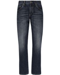 Dolce & Gabbana - Gerade Jeans mit Tragefalten - Lyst