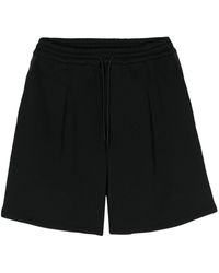Emporio Armani - Paneled Cotton Bermuda Shorts - Lyst